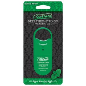 GoodHead Deep Throat Spray To Go-Mint .33oz