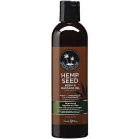 Earthly Body Hemp Seed Massage & Body Oil-Guavalava 8oz