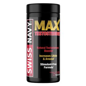 MAX Testosterone-60 Count Bottle
