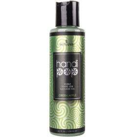 Sensuva Handi-Pop Hand Job Massage Gel-Green Apple 4.2oz