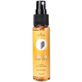 Sensuva Deeply Love You Throat Relaxing Spray-Butter Rum 1oz